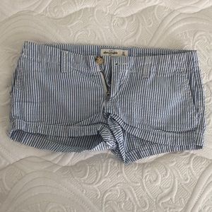 Abercrombie kids blue striped jeans